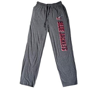 GRAY COLUMBUS BLUE JACKETS SWEATPANTS / PAJAMA PANTS SIZE S